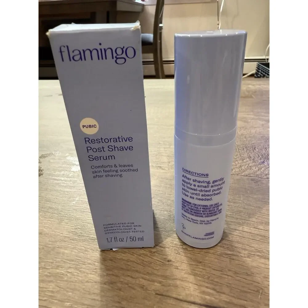 Flamingo Pubic Women’s Restorative Post Shave Serum 1.7oz Comforts & Smooths NEW